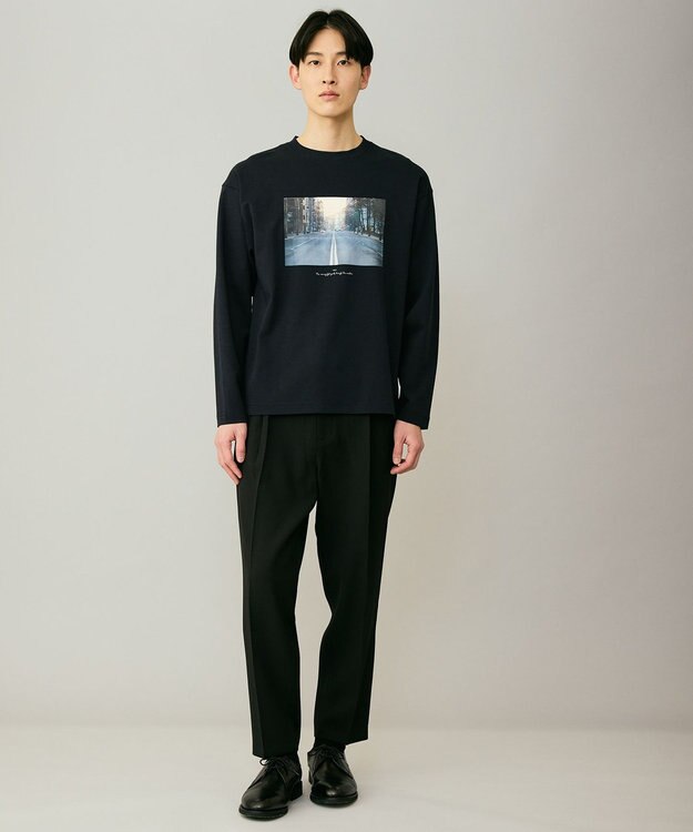 UNFILO MENS 【男女兼用】3シーズンスウェット フォトTEE ネイビー