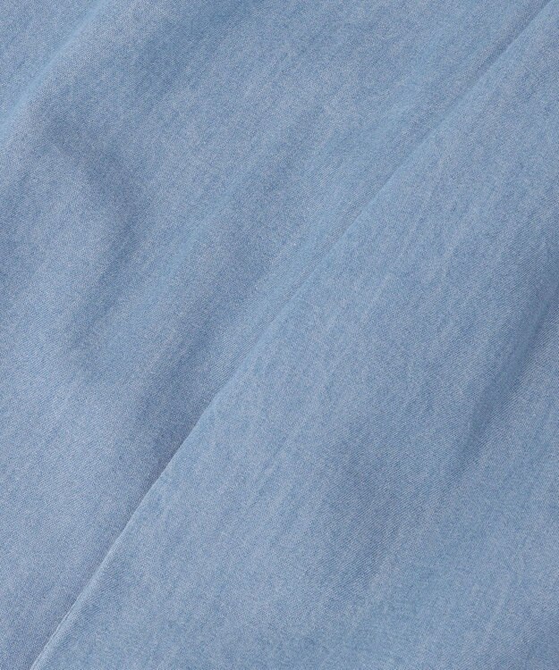 ANY KIDS シャンブレー ガウチョパンツ ブルー