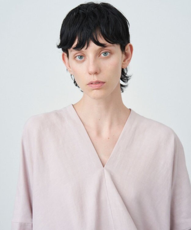 ATON LIGHT HEMP | ドレープドレス PINK