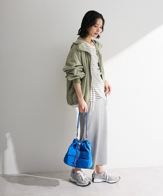 Green Parks 撥水加工フード付ブルゾン Gray