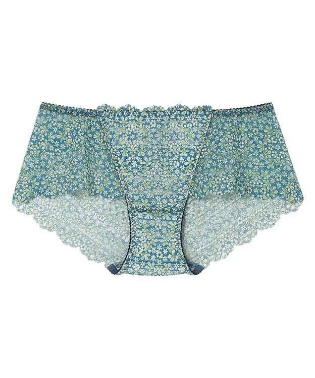 une nana cool レースショーツ MADE WITH LIBERTY FABRIC ブルーグリーン