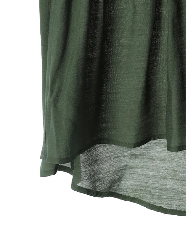 Green Parks カットドッキングフレアラインプルオーバー Green