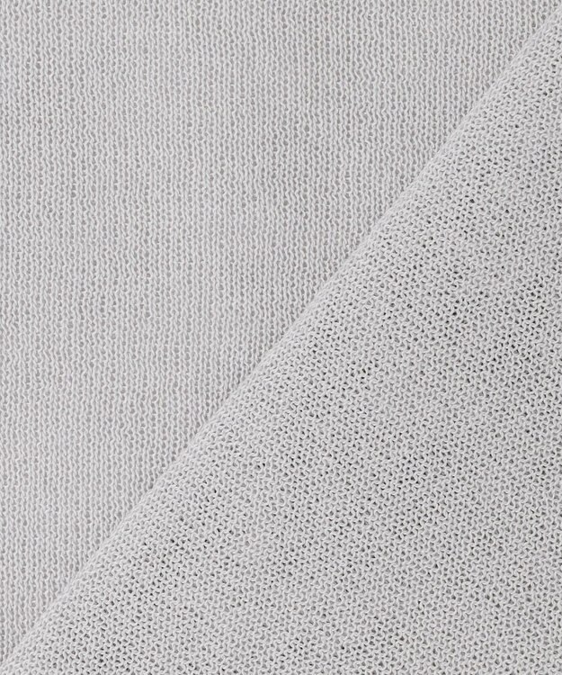 UNFILO シアーフォルムニット クルーネック グレーロゴ