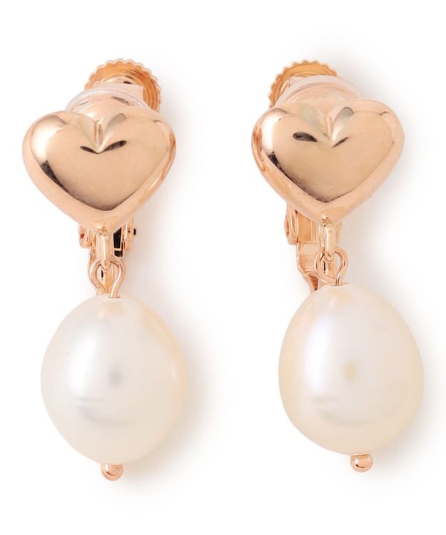 TOCCA FULL HEART EARRINGS イヤリング ローズ系