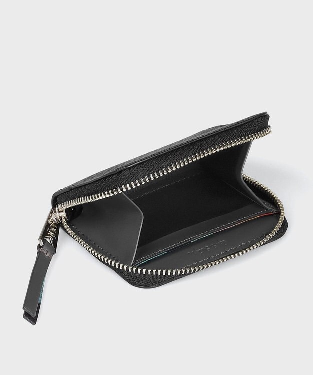 Paul Smith アーティストストライププラー コインケース ブラック