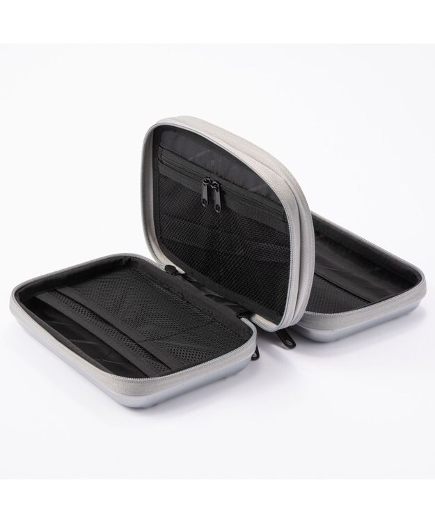 ZERO HALLIBURTON ポリカーボネイト カートポーチ ゴルフポーチ 82045 ヘアラインシルバー