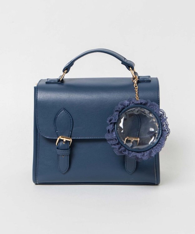 WEGO 【痛バ＆推し活グッズ】サッチェル痛ショルダー ネイビー