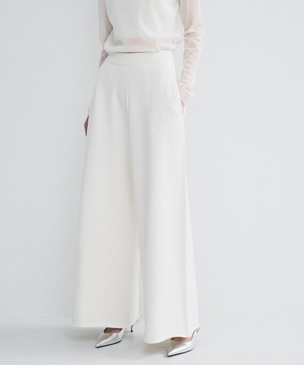 uncrave スウェットライクニット パンツ オフ