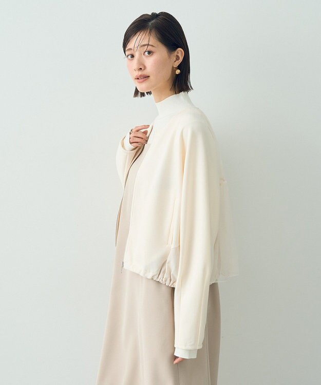 YECCA VECCA 【2点SET】ブルゾンセットキャミワンピース Navy