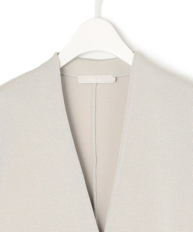 ICB 【洗える】シャイニースムースジャケット トープ系