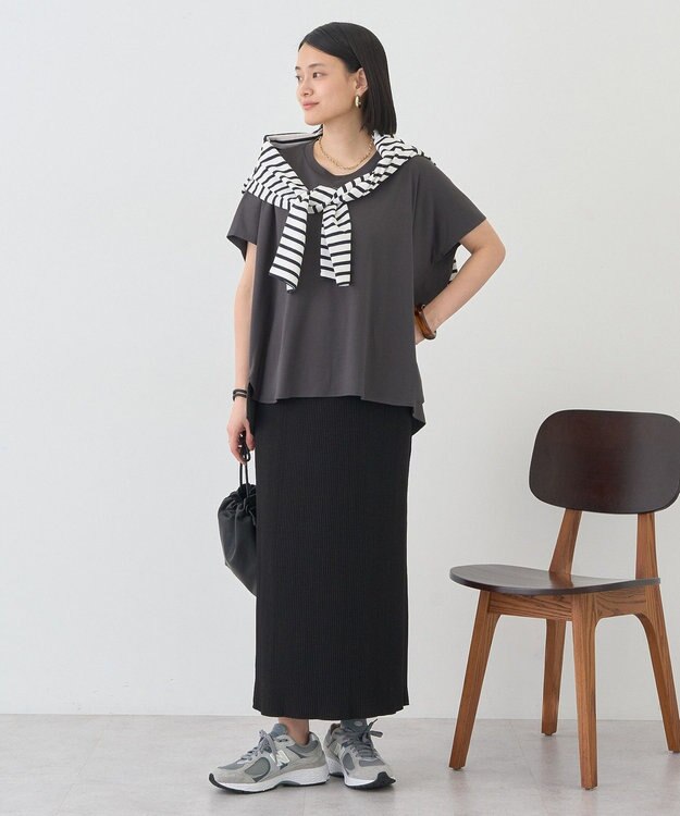AMERICAN HOLIC 【先行予約】ルーズコクーンプルオーバー Chacoal Gray