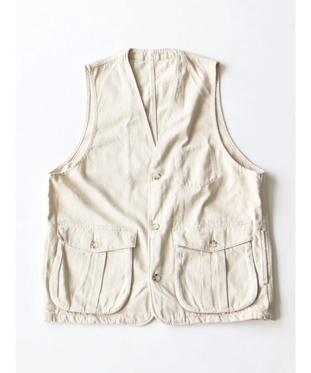 CRAFT STANDARD BOUTIQUE デニムハンティングベスト Ivory