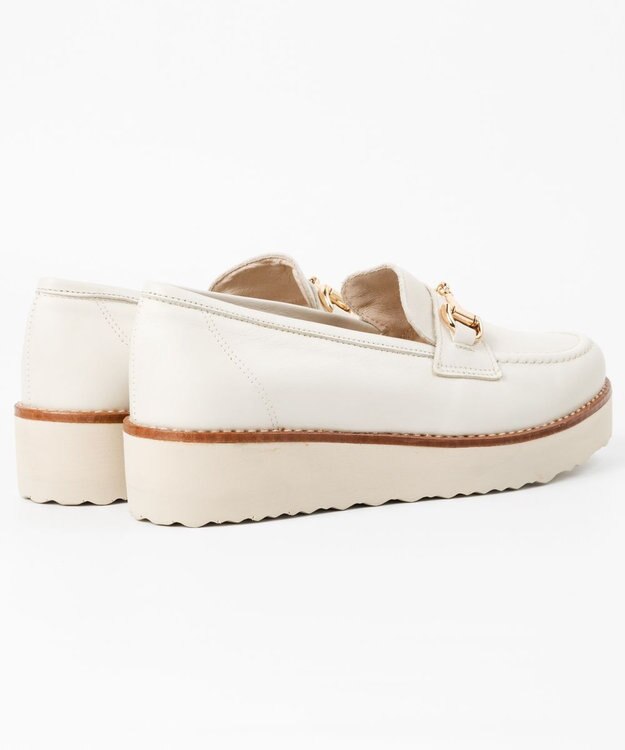 BONTRE 【BONTRE/ボントレ】厚底ビットローファー ホワイト