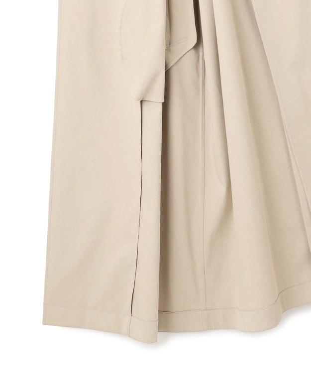 UNFILO 【洗える】ロングトレンチコート ベージュ