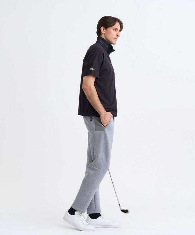 23区GOLF 【MEN】ストレッチダンボールパンツ ライトグレー系