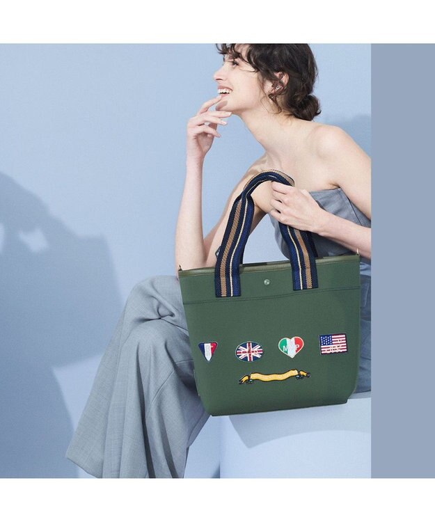 A.D.M.J. 【魔法の様に軽い】マジックライト/フラッグワッペンデイリートート30cm