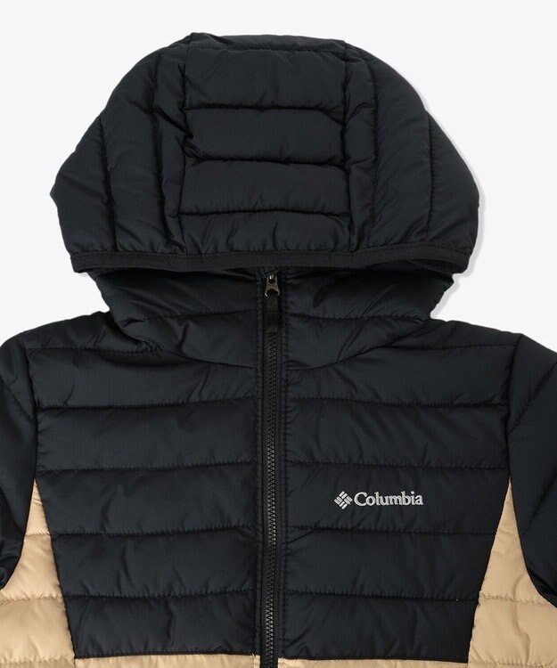 Columbia Columbia/ 【KIDS】パウダーライトII フーデッドジャケット /コロンビア Canoe、 Black