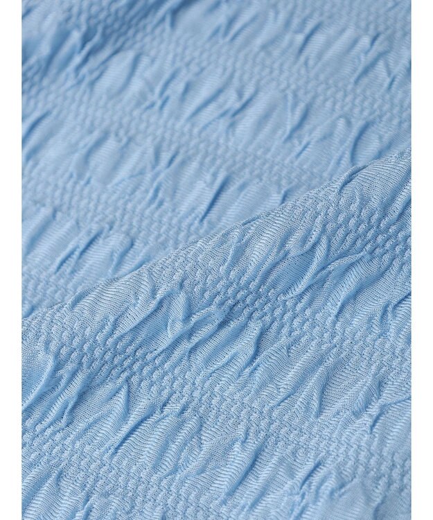 earth music&ecology やわらかカットソーレイヤード見えワンピース Blue