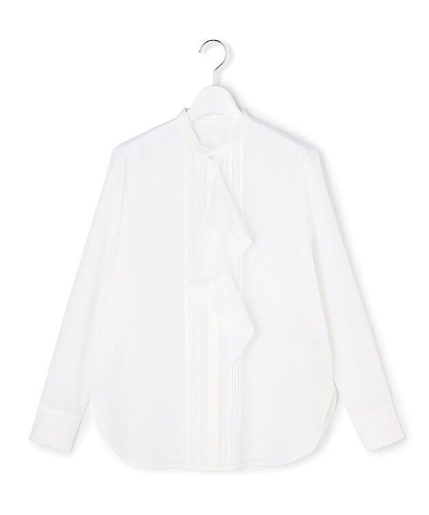 ICB 【2WAY】 セシェシルキーローン ラッフルブラウス オフホワイト