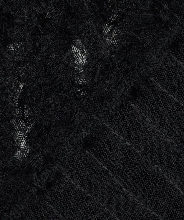 23区 【GOLD LABEL】フェザーチュール Tシャツ ブラック