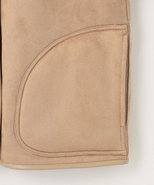 ANY SIS 【2WAY】リバーシブルショートボア アウター ベージュ