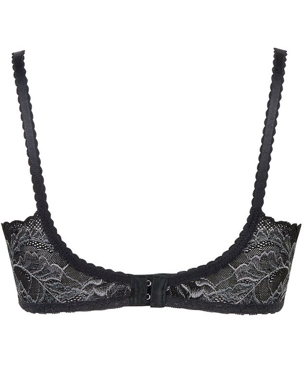 Wing 【後ろ姿きれいブラ】　背中の段差をスムージング　バストの脇流れをブロック　ウイング／ワコール　KB2717 ブラック