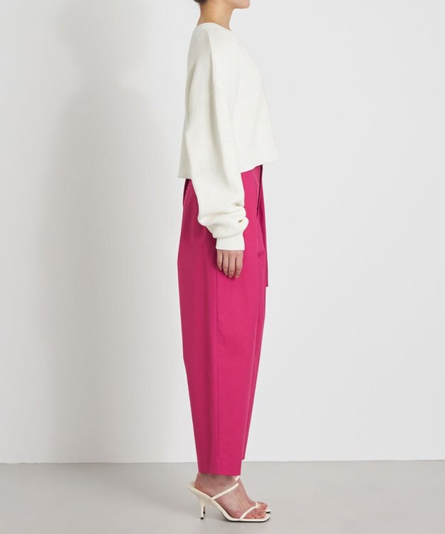 NAVE 【Nave　洗える】リリー テーパードパンツ ローズ系