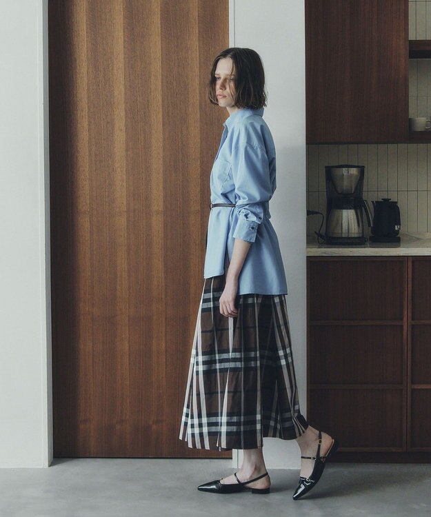 YECCA VECCA ロングシャツ Blue