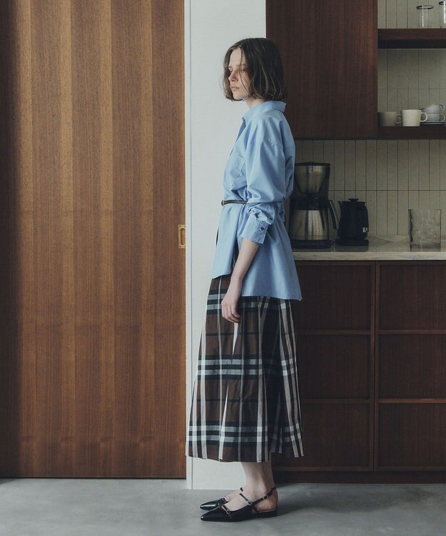 YECCA VECCA ロングシャツ Blue