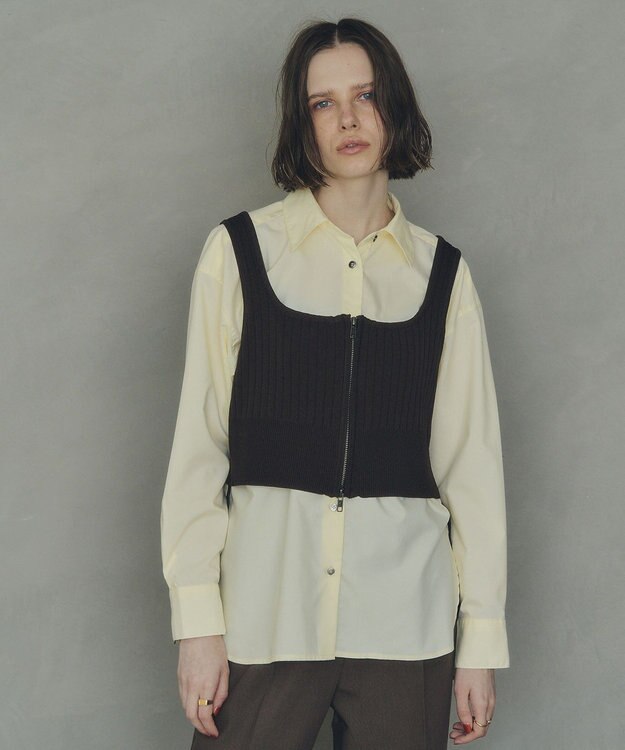 YECCA VECCA ロングシャツ Yellow