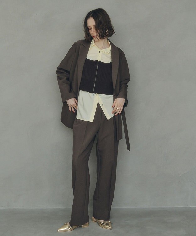 YECCA VECCA ロングシャツ Yellow