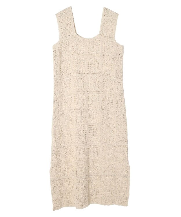 Green Parks ■ＥＳＣＡＲ　クロシェレースワンピース Ivory