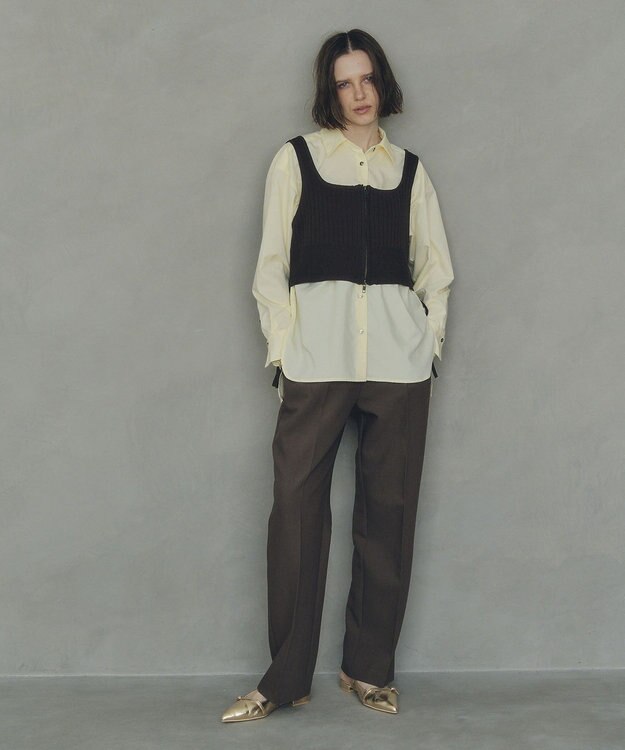 YECCA VECCA ロングシャツ Yellow