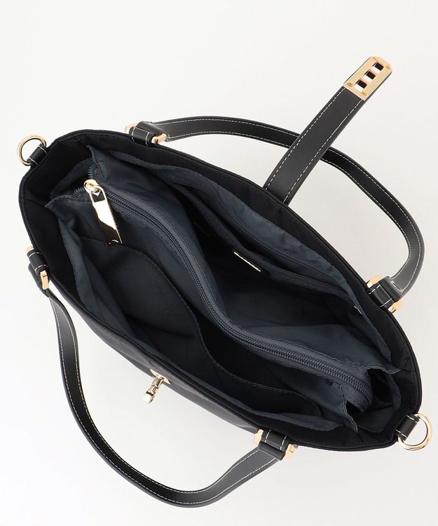 LA BAGAGERIE ひねり金具付きエレガンストート　Sサイズ ブラック