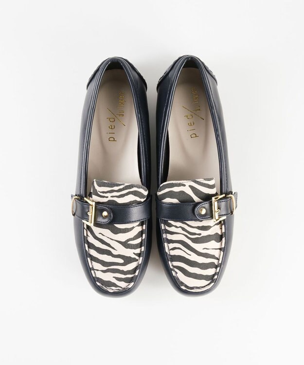 BONTRE 【pied du lapan/ピエドラパン】ビット付ドライビングシューズ/50745ZI ネイビーホワイト