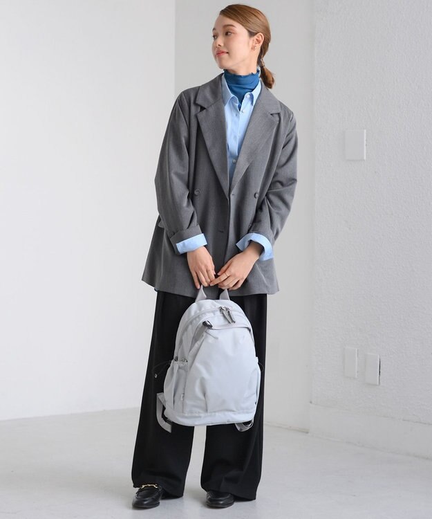 ACE BAGS & LUGGAGE W&.Day/Night アウリンコ ラウンドリュック B5 11.0インチタブレット 15173 ダブルアンドデイナイト アイスグレー