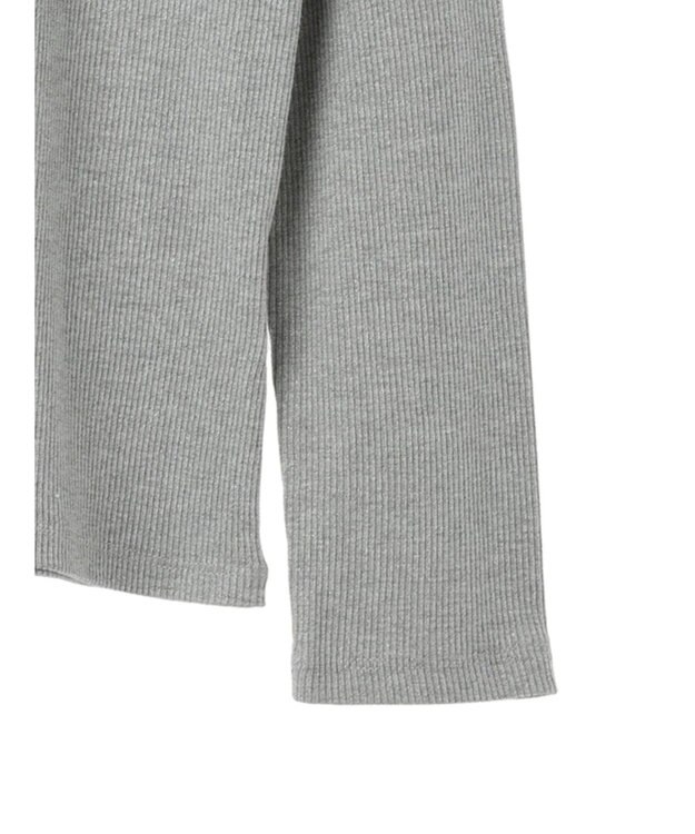 earth music&ecology ラメテレコハイネックプルオーバー Gray