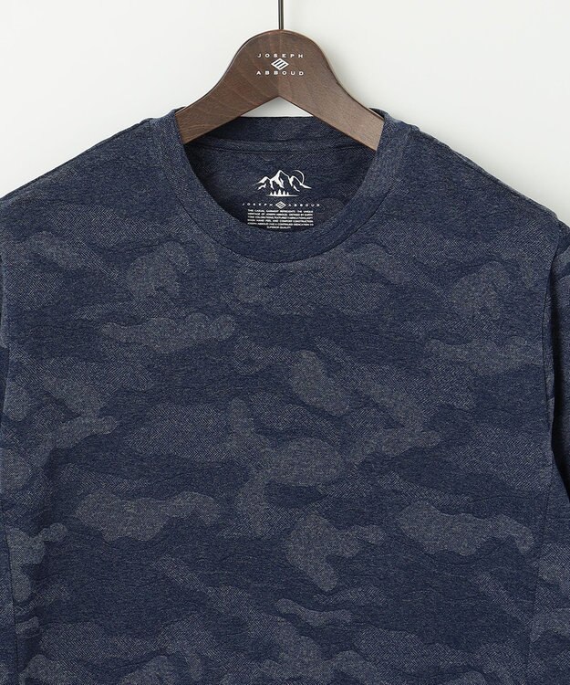 JOSEPH ABBOUD MOUNTAIN 【UNISEX】ドライタッチ クールスキンカモTシャツ ブルー系7