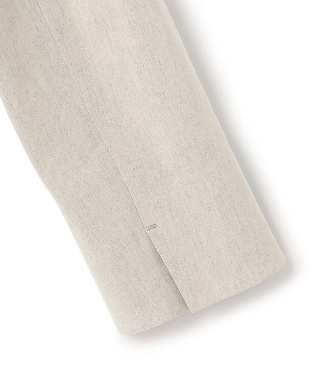 23区 L 【セットアップ対応】リネンレーヨンストレッチ テーラード ジャケット ベージュ系