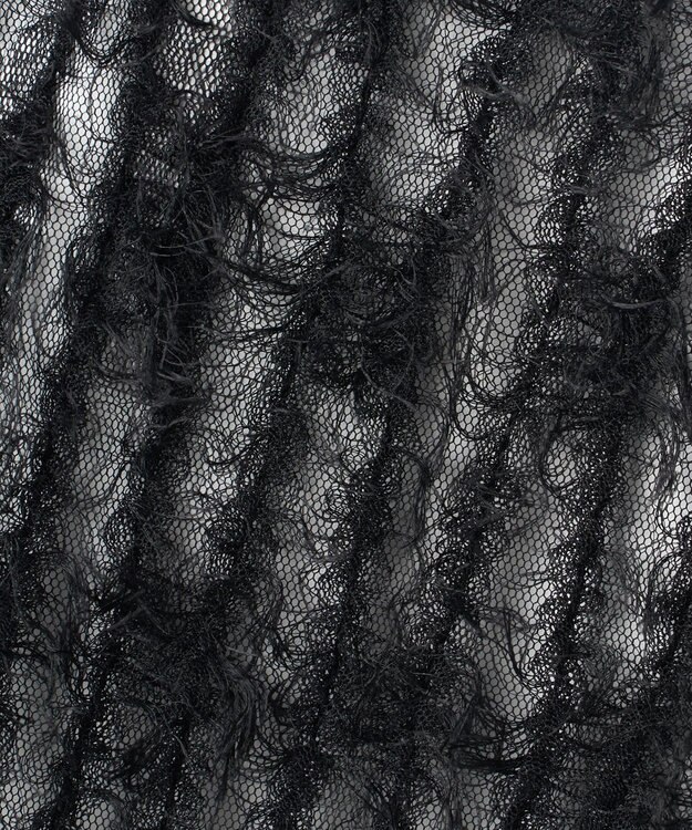 23区 【GOLD LABEL】フェザーチュール Tシャツ ブラック