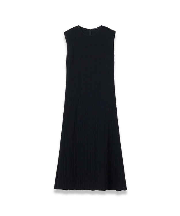 JOSEPH プリーツジャガード　ドレス Black