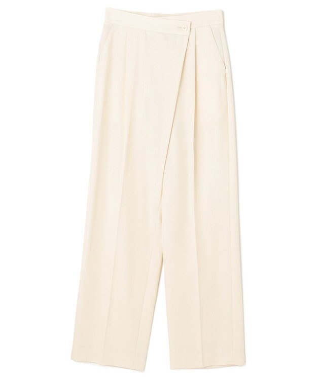 NAVE 【Nave・セットアップ可】ウールポリエステルツイルパンツ アイボリー系