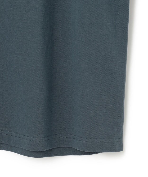 J.PRESS YORK STREET 【UNISEX】YALEアーチロゴTシャツ ダルブルー系