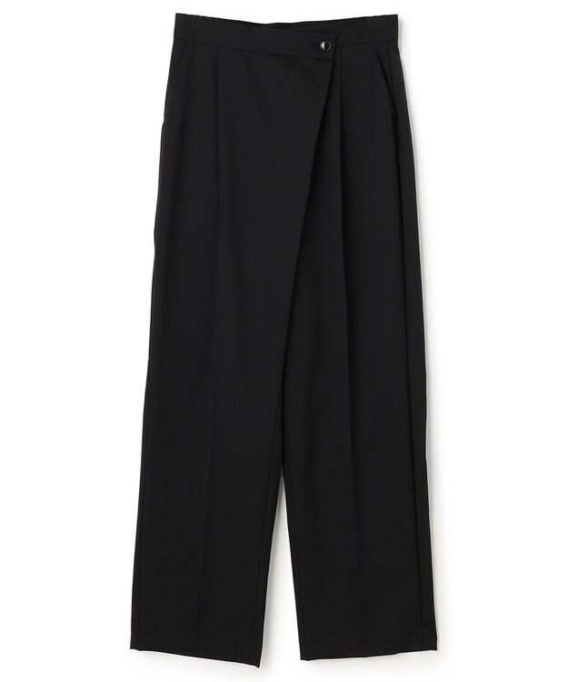 NAVE 【Nave・セットアップ可】ウールポリエステルツイルパンツ ブラック系