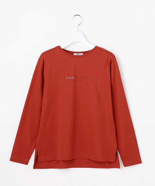 J.PRESS LADIES L ロゴ Tシャツ オレンジ系