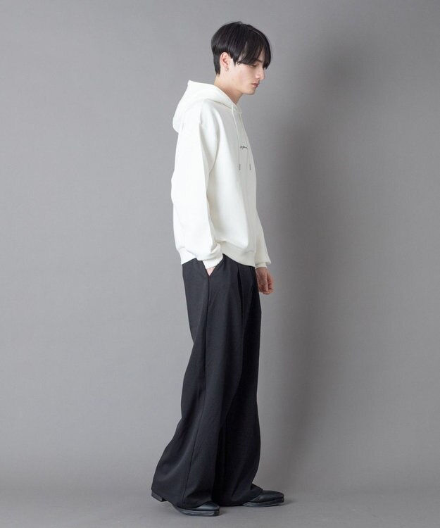 WEGO 【ユニセックス着用ITEM】ワンポイントプルパーカー ホワイト