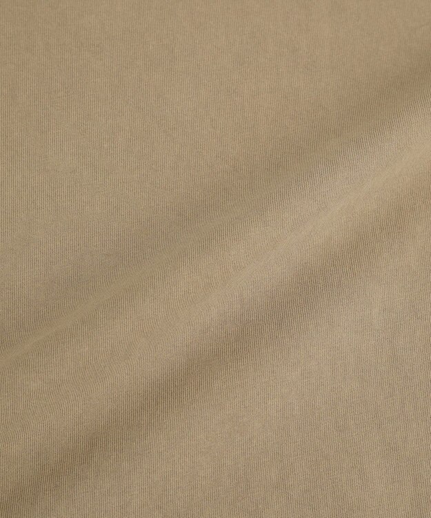 YECCA VECCA ヴィンテージ風箔プリントロゴTee Dark Beige