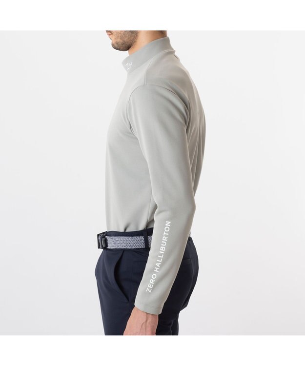 ZERO HALLIBURTON ゼロハリバートン ZERO HALLIBURTON ヒートエナジー×カラット　モックネック長袖 82246 グレー