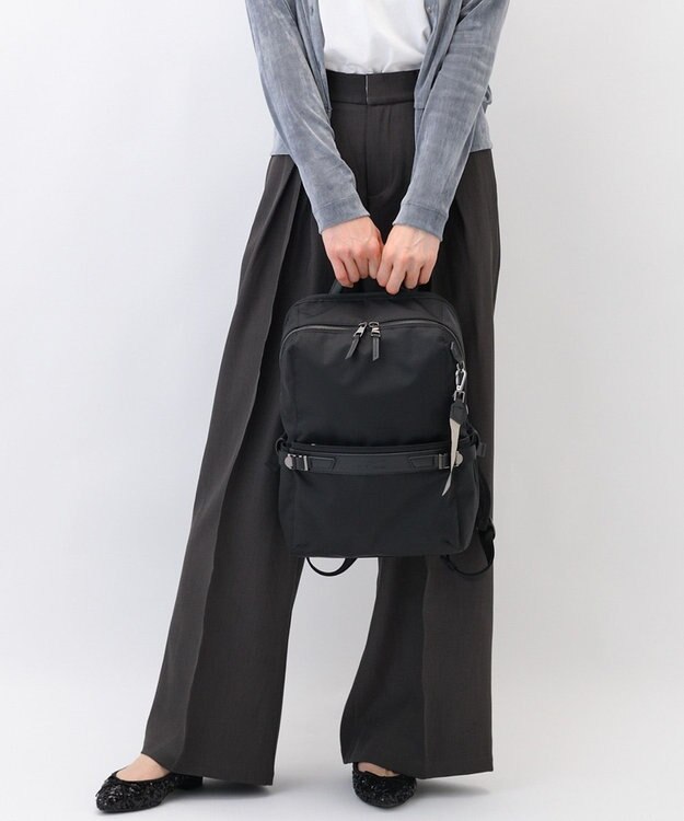 ACE BAGS & LUGGAGE W&.Day/Night リッカ2 スクエアリュック A4サイズ 13.3インチPC収納 19151 ダブルアンドデイナイト ブラック