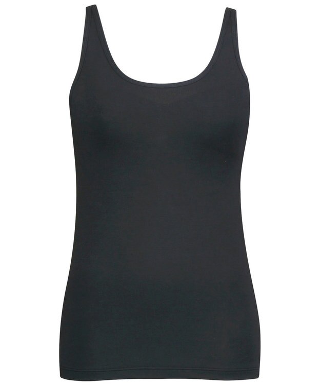Wing ジュニア ブラトップ Wing Teen きちんとささえる 綿混素材(身生地部・カップ肌側) 【STEP3 まるみをおびてきた胸に】 タンクトップ RL6935 ウイング／ワコール ブラック
